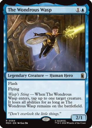 The Wondrous Wasp (084) Foil - Marvel Super Heroes