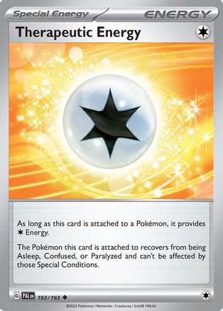 Therapeutic Energy (193) Reverse Holofoil - Paldea Evolved