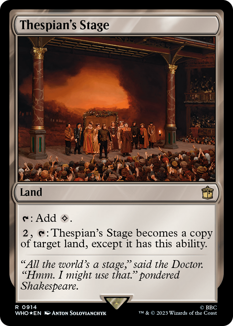Thespian's Stage (914) Surge Foil - Doctor Who