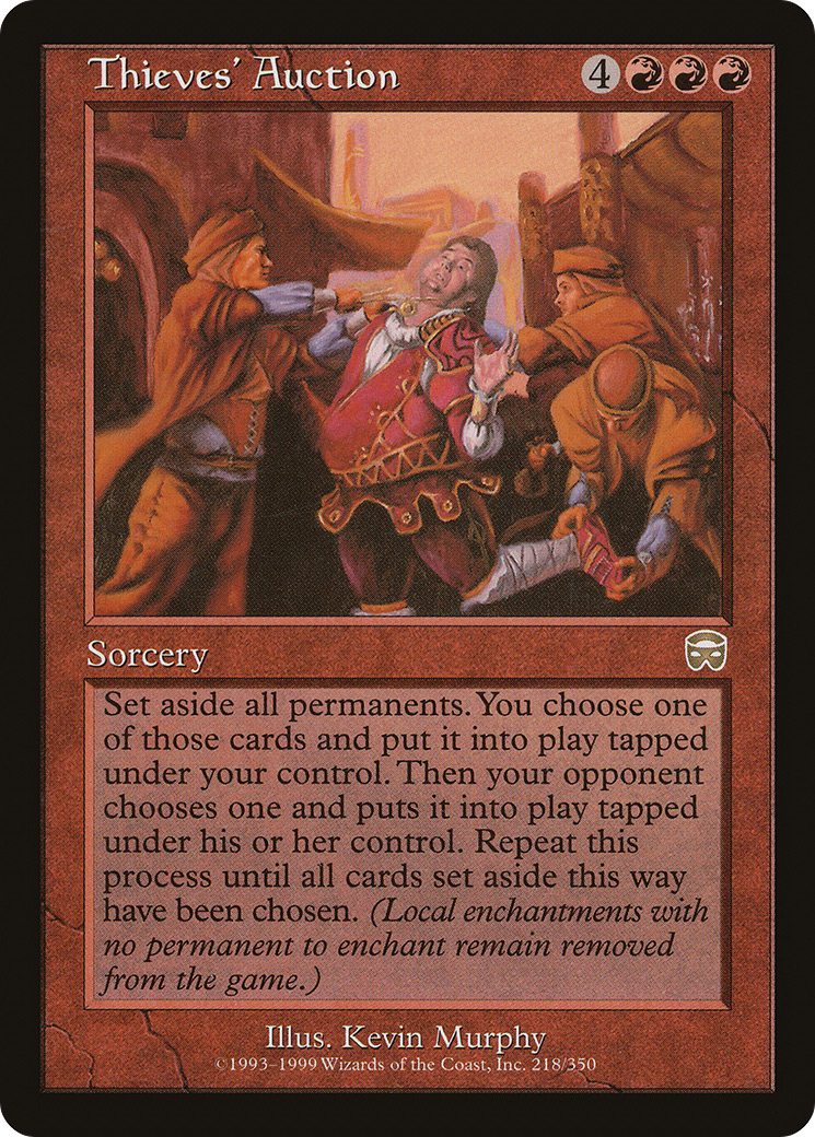 Thieves' Auction (218) - Mercadian Masques