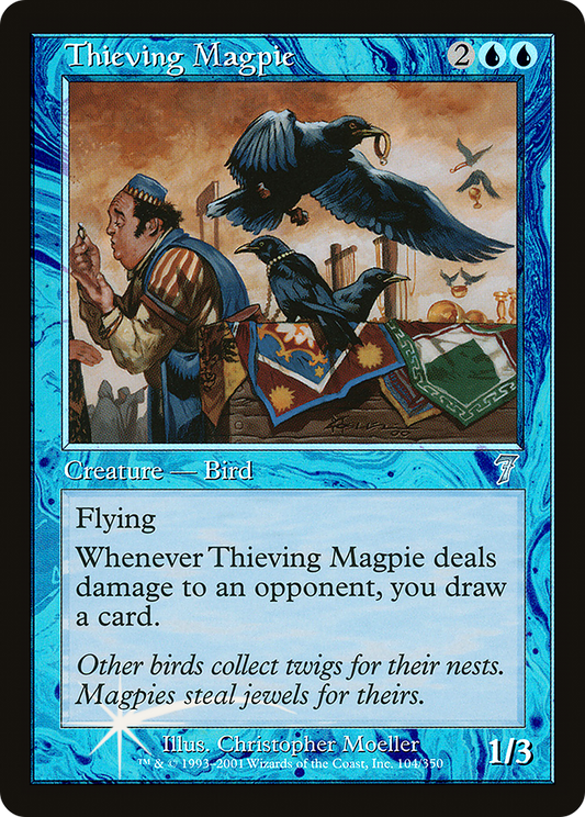 Thieving Magpie (104) Foil - Seventh Edition