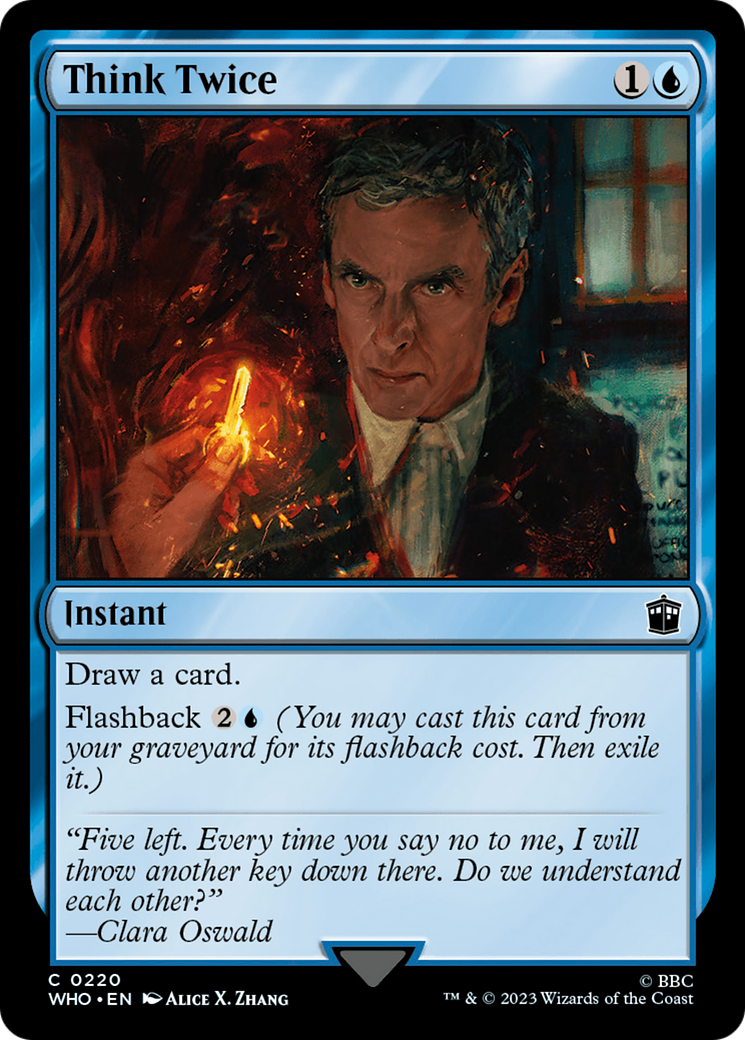Think Twice (220) Foil - Doctor Who