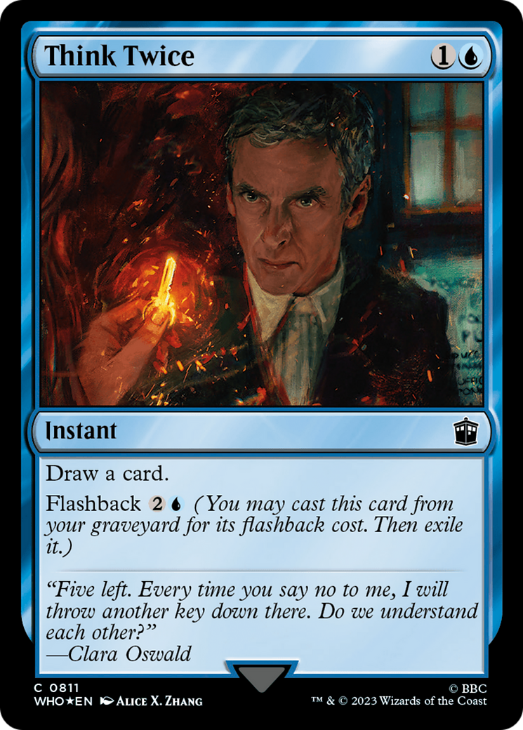 Think Twice (811) Surge Foil - Doctor Who