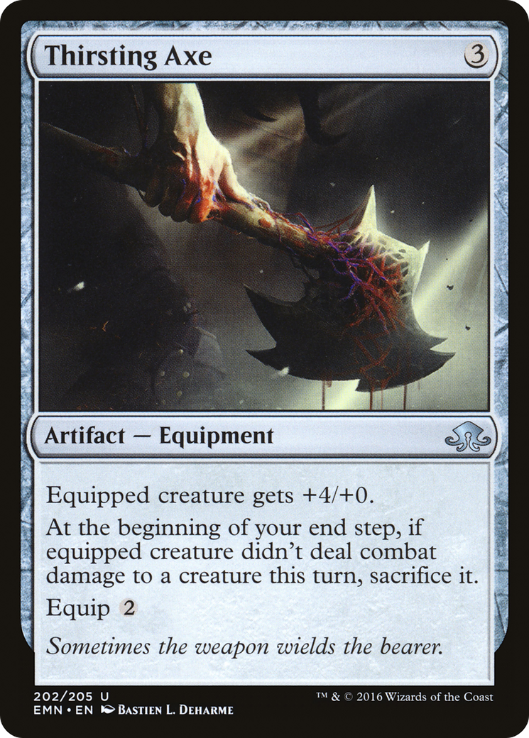Thirsting Axe (202) Foil - Eldritch Moon