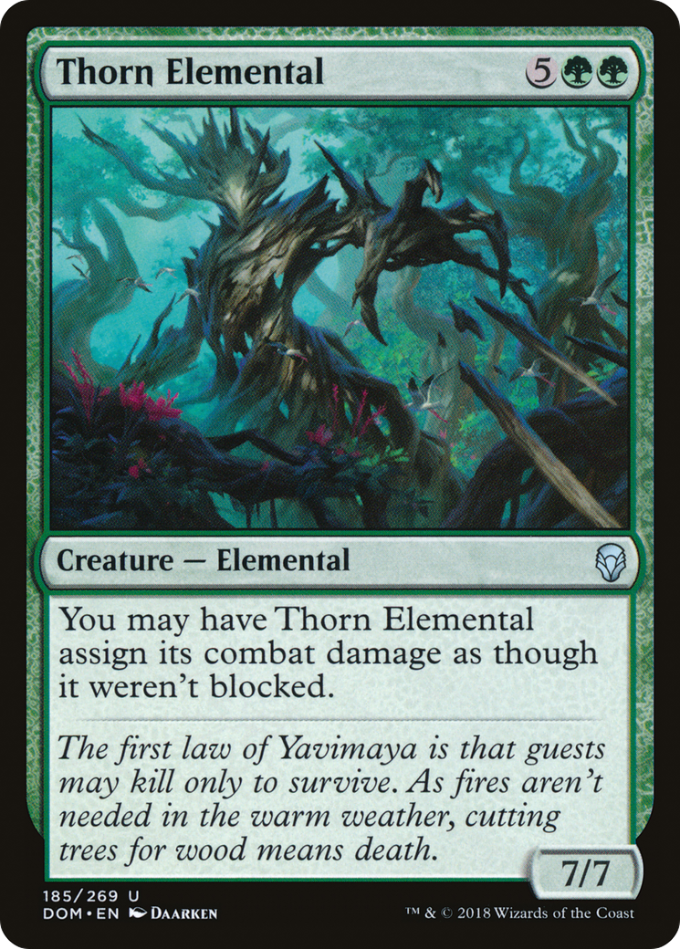 Thorn Elemental (185) - Dominaria Foil
