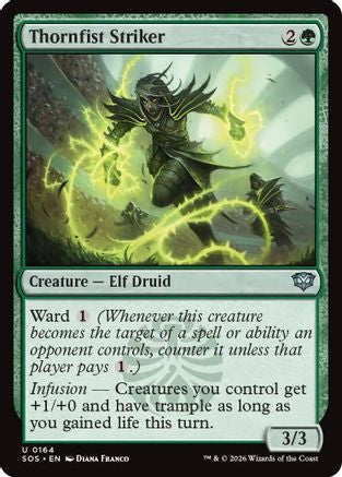 Thornfist Striker (164) Foil - Secrets of Strixhaven