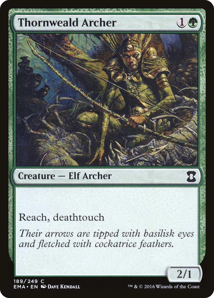 Thornweald Archer (189) Foil - Eternal Masters