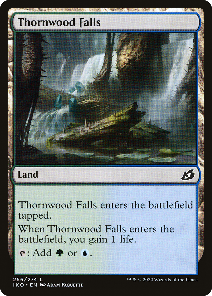 Thornwood Falls (256) - Ikoria: Lair of Behemoths Foil