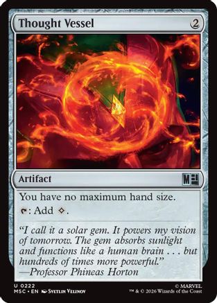Thought Vessel (222) Surge Foil - Commander: Marvel Super Heroes