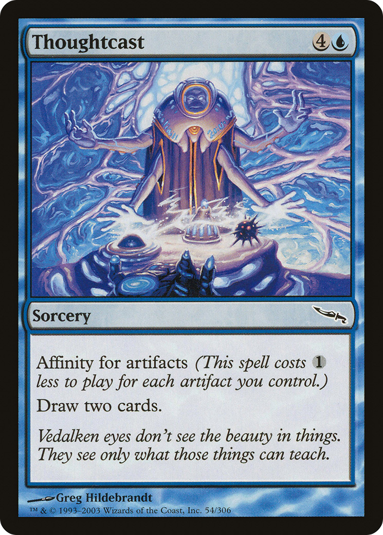 Thoughtcast (054) Foil - Mirrodin