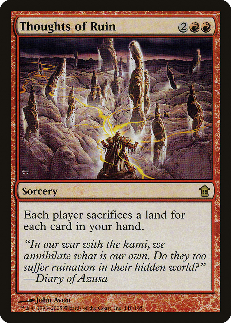 Thoughts of Ruin (118) Foil - Saviors of Kamigawa