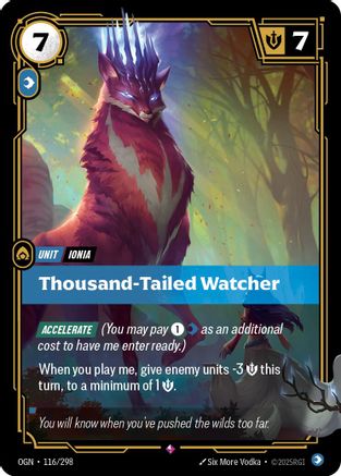 Thousand-Tailed Watcher (116) Foil - Origins