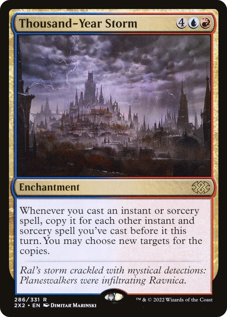 Thousand-Year Storm (286) Foil - Double Masters 2022