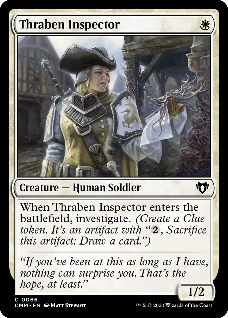 Thraben Inspector (066) Foil - Commander Masters