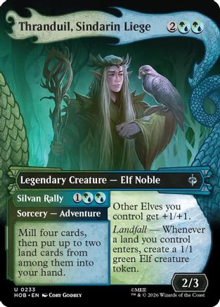 Thranduil, Sindarin Liege // Silvan Rally (Showcase) (233) - The Hobbit