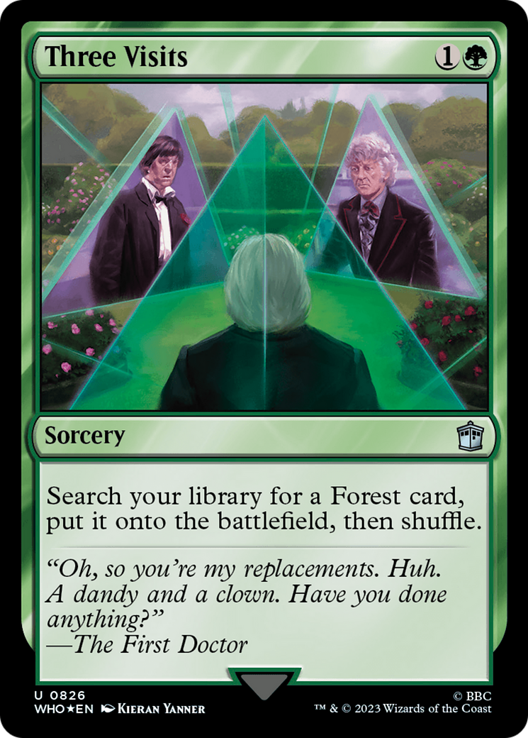 Three Visits (826) Surge Foil - Doctor Who