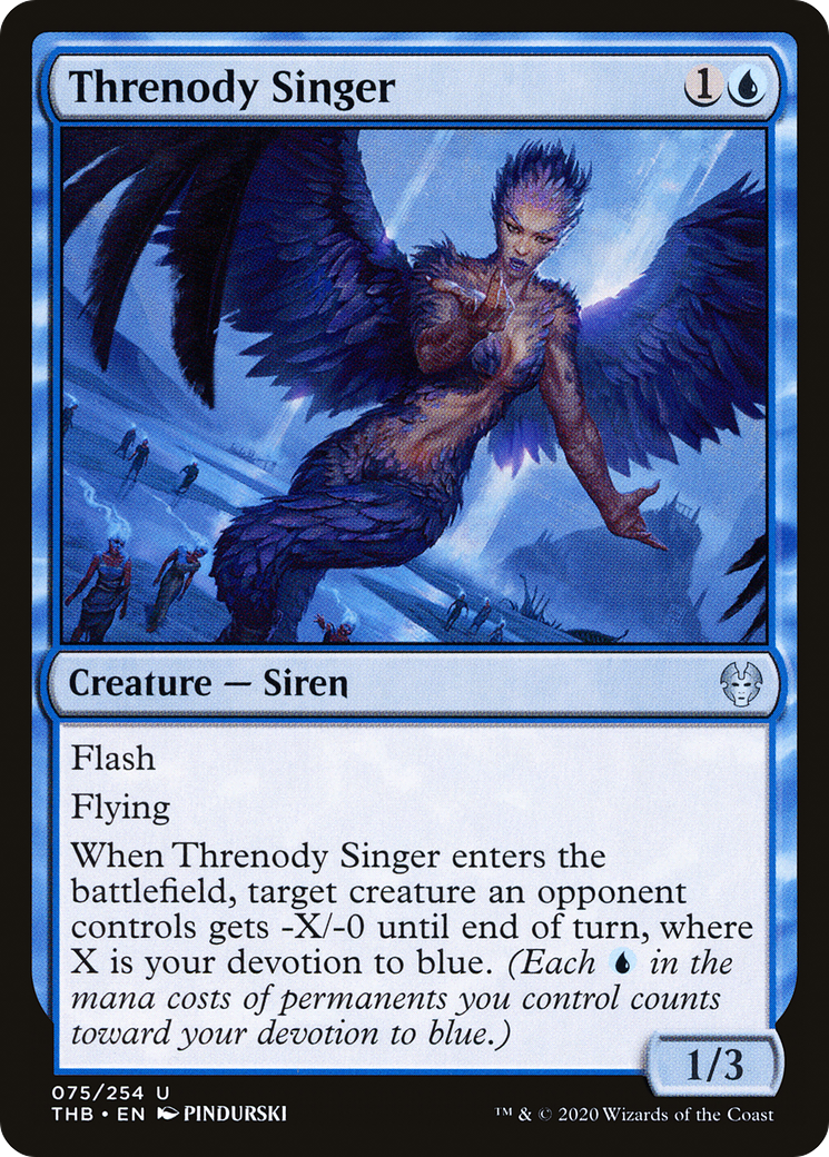 Threnody Singer (075) - Theros Beyond Death Foil