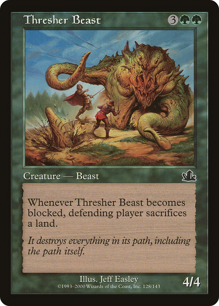 Thresher Beast (128) Foil - Prophecy