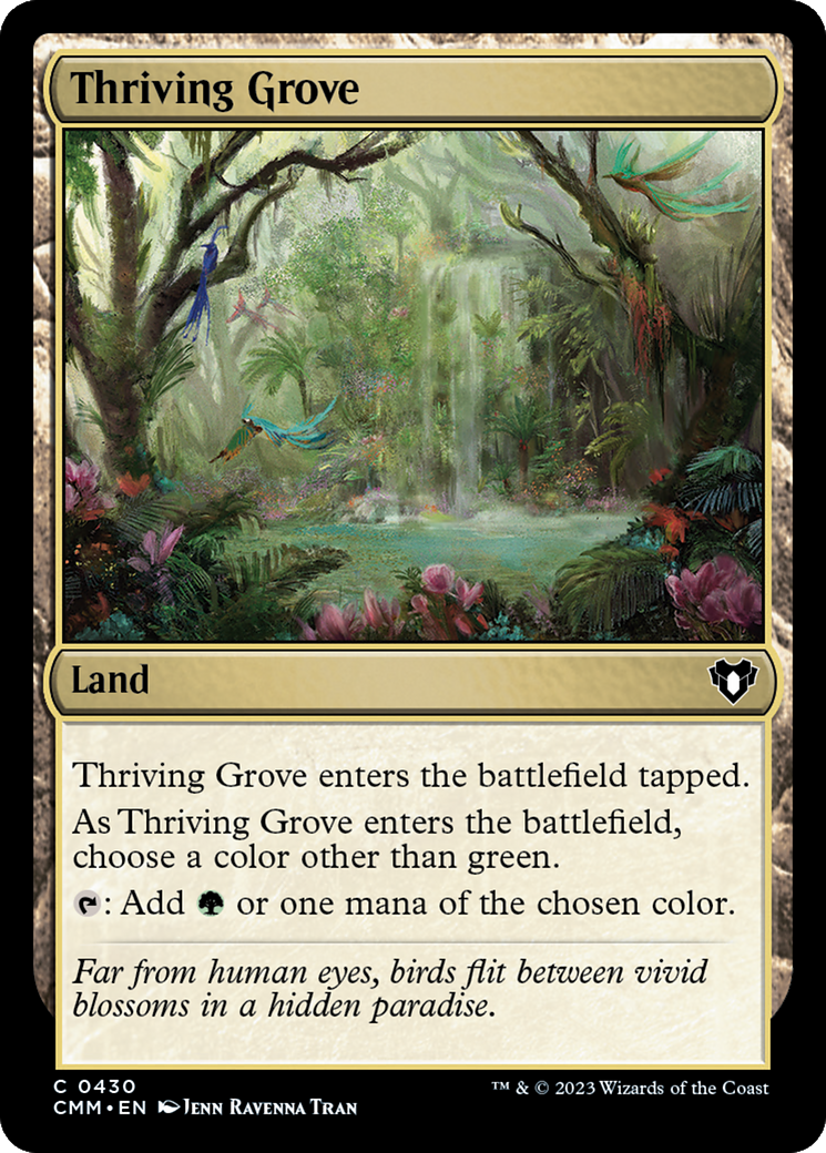 Thriving Grove (430) - Commander Masters