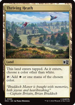 Thriving Heath (580) Foil - Commander: Marvel Super Heroes