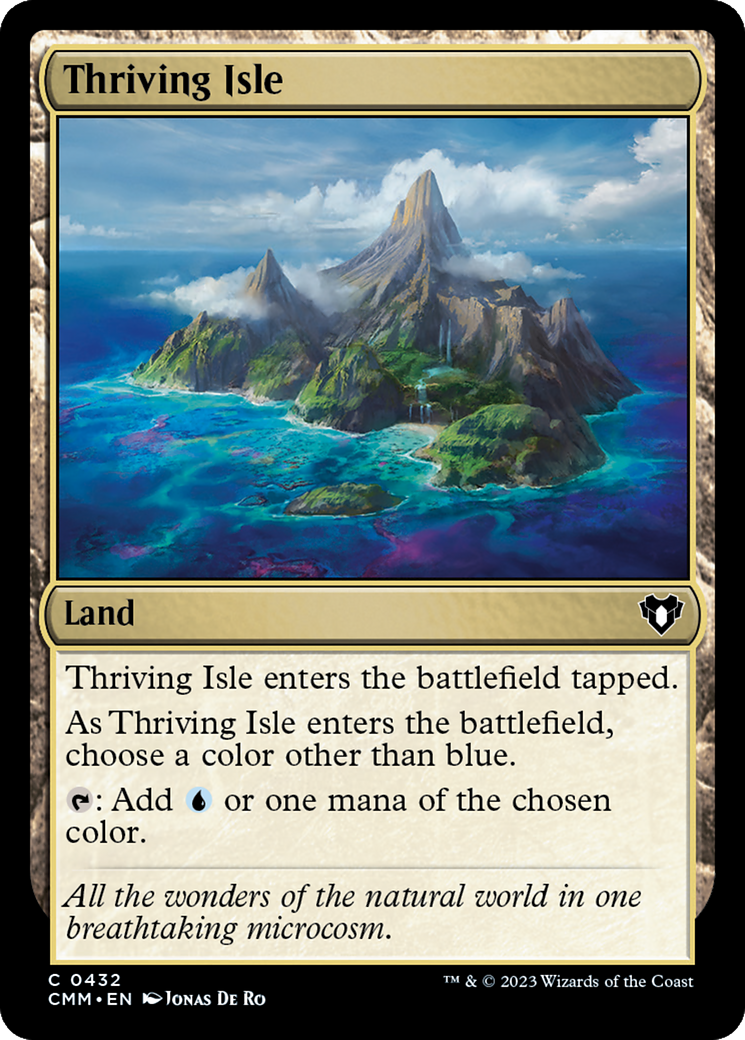 Thriving Isle (432) Foil - Commander Masters
