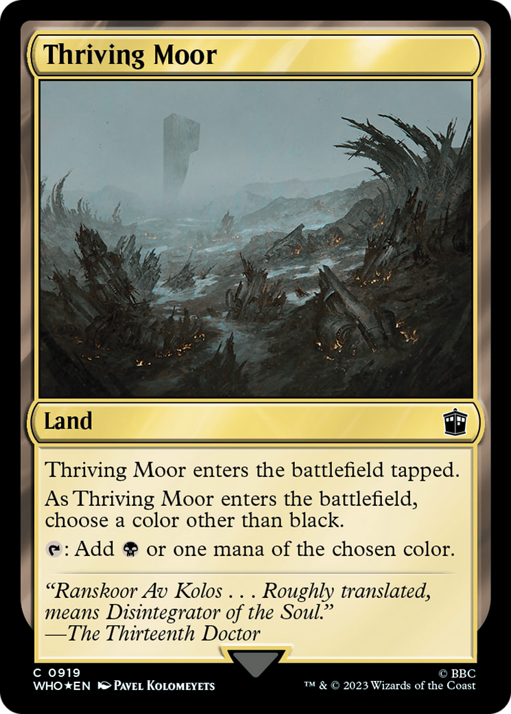 Thriving Moor (919) Surge Foil - Doctor Who
