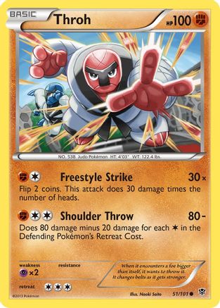 Throh (51) Reverse Holofoil - Plasma Blast