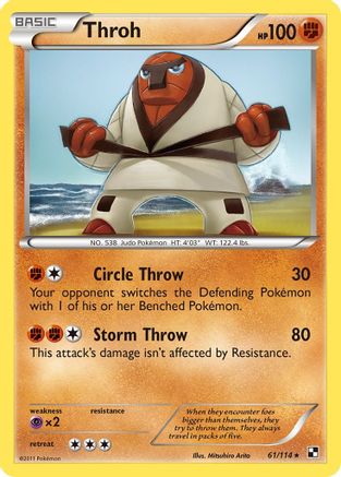 Throh (61) Reverse Holofoil - Black & White