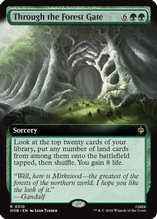 Through the Forest Gate (Extended Art) (310) Foil - The Hobbit