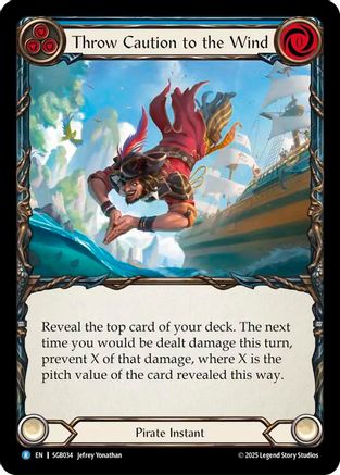 Throw Caution to the Wind (Blue) (SGB034) - Silver Age
