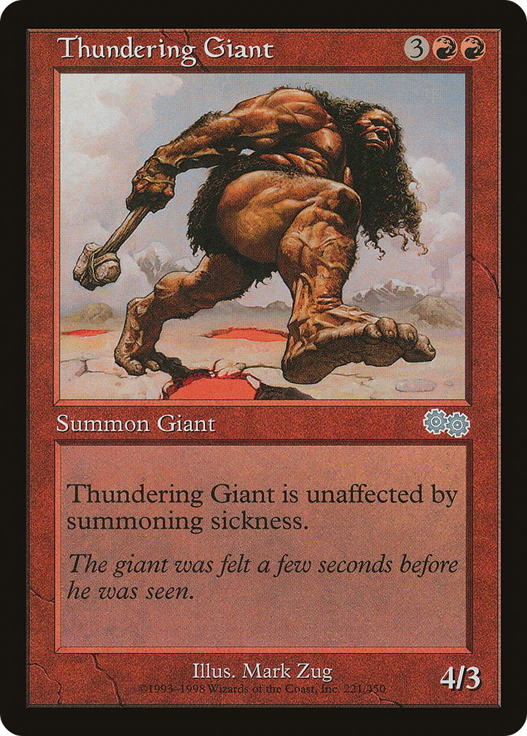 Thundering Giant (221) - Urza's Saga