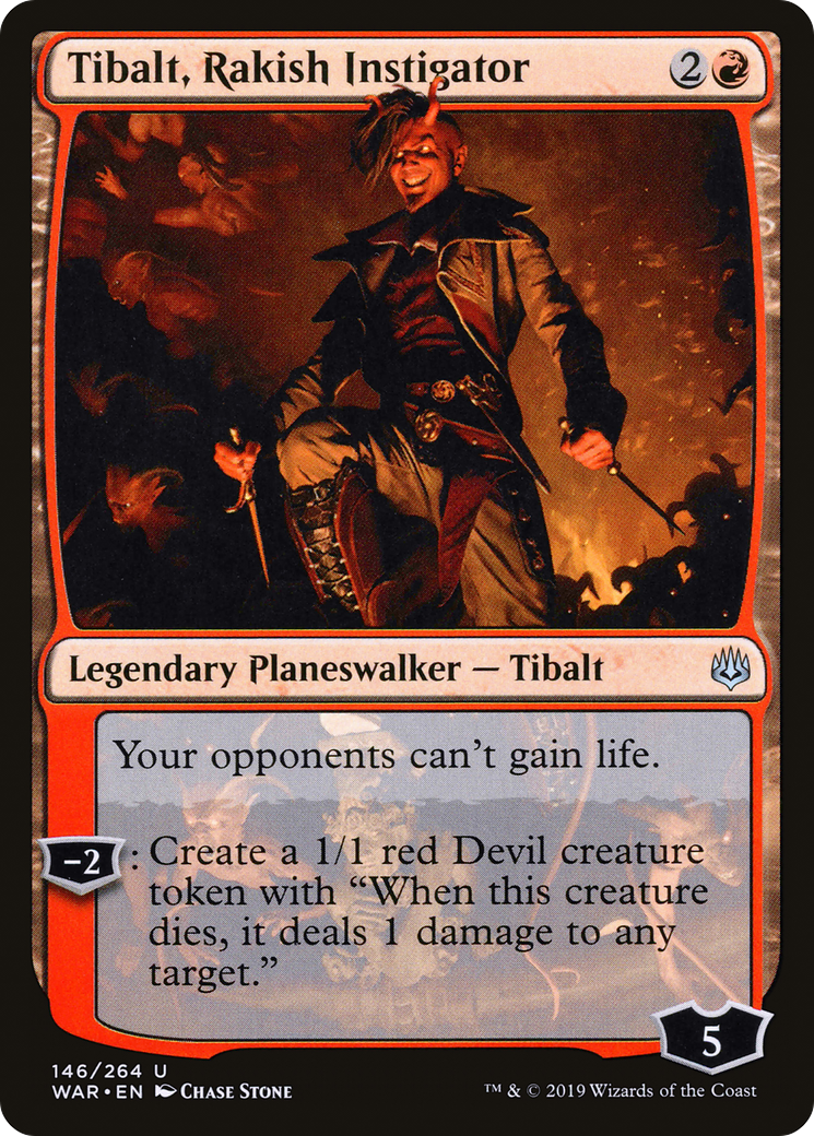 Tibalt, Rakish Instigator (146) - War of the Spark Foil