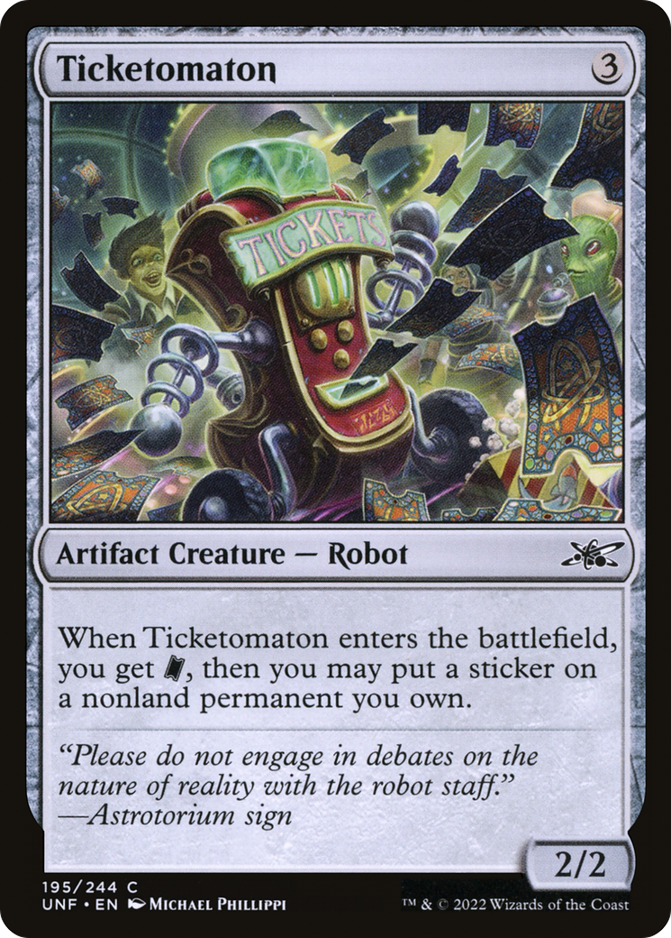Ticketomaton (195) - Unfinity Foil
