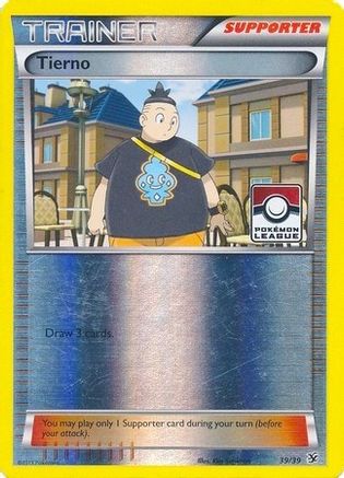 Tierno (Pokemon League) (39) Reverse Holofoil - Kalos Starter Set