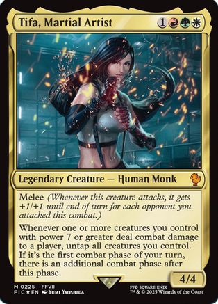 Tifa, Martial Artist (225) - Commander: FINAL FANTASY