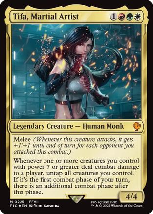 Tifa, Martial Artist (225) Surge Foil - Commander: FINAL FANTASY