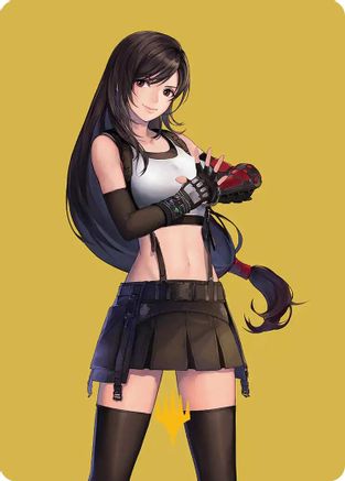 Tifa, Martial Artist (052s) Gold-Stamped - Art Series: FINAL FANTASY