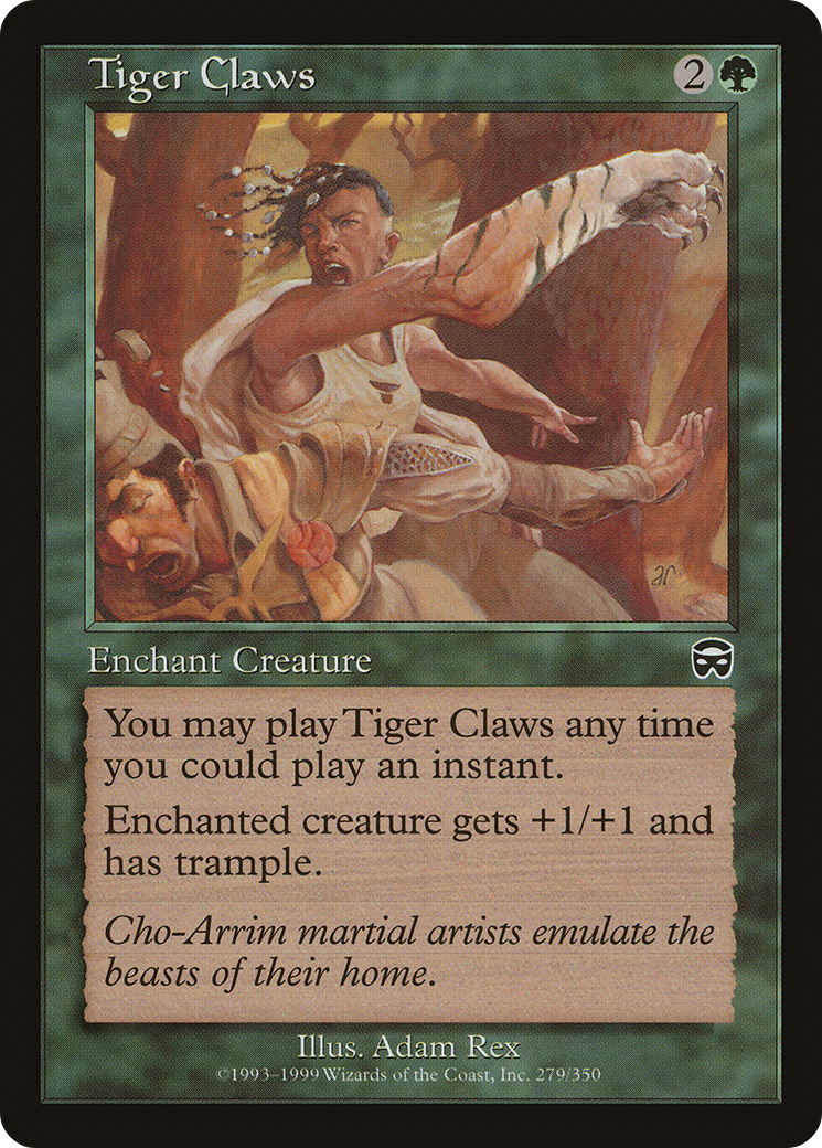 Tiger Claws (279) - Mercadian Masques