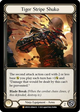 Tiger Stripe Shuko (UPR158) Rainbow Foil - Uprising