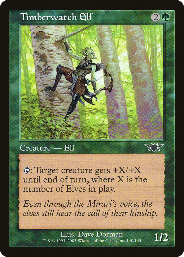 Timberwatch Elf (140) Foil - Legions