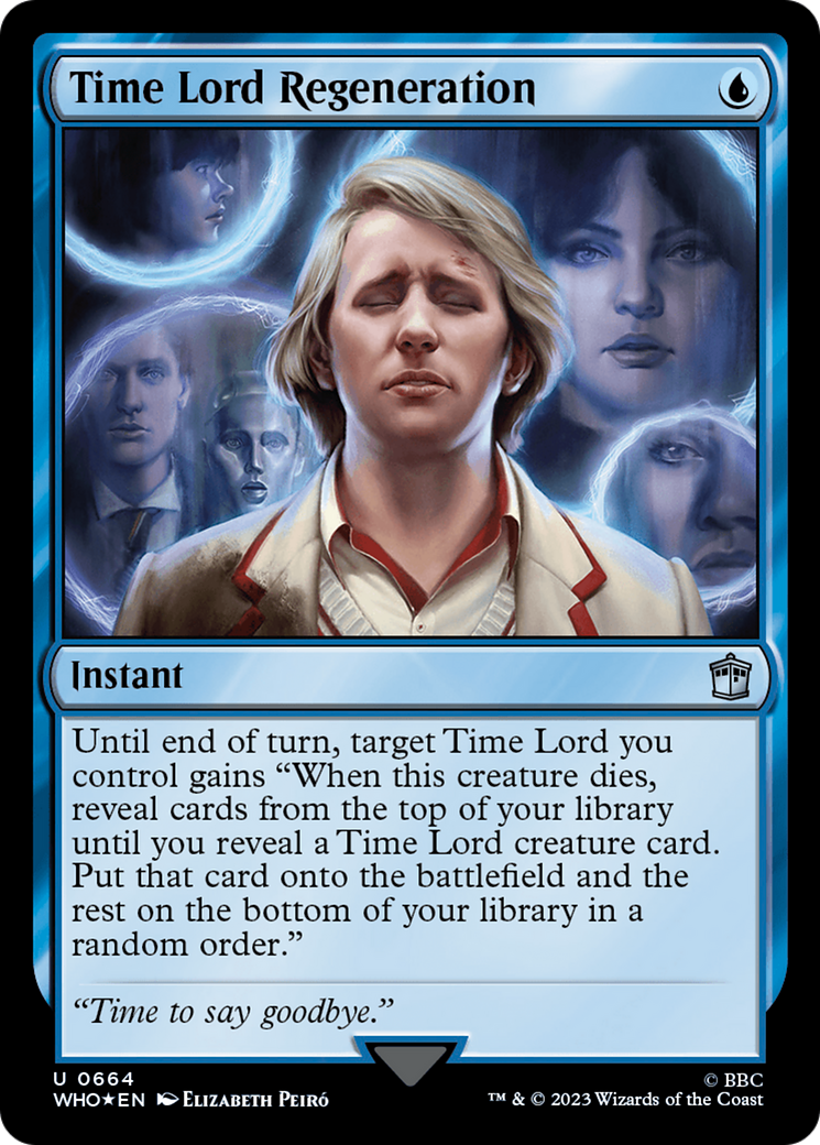 Time Lord Regeneration (664) Surge Foil - Doctor Who