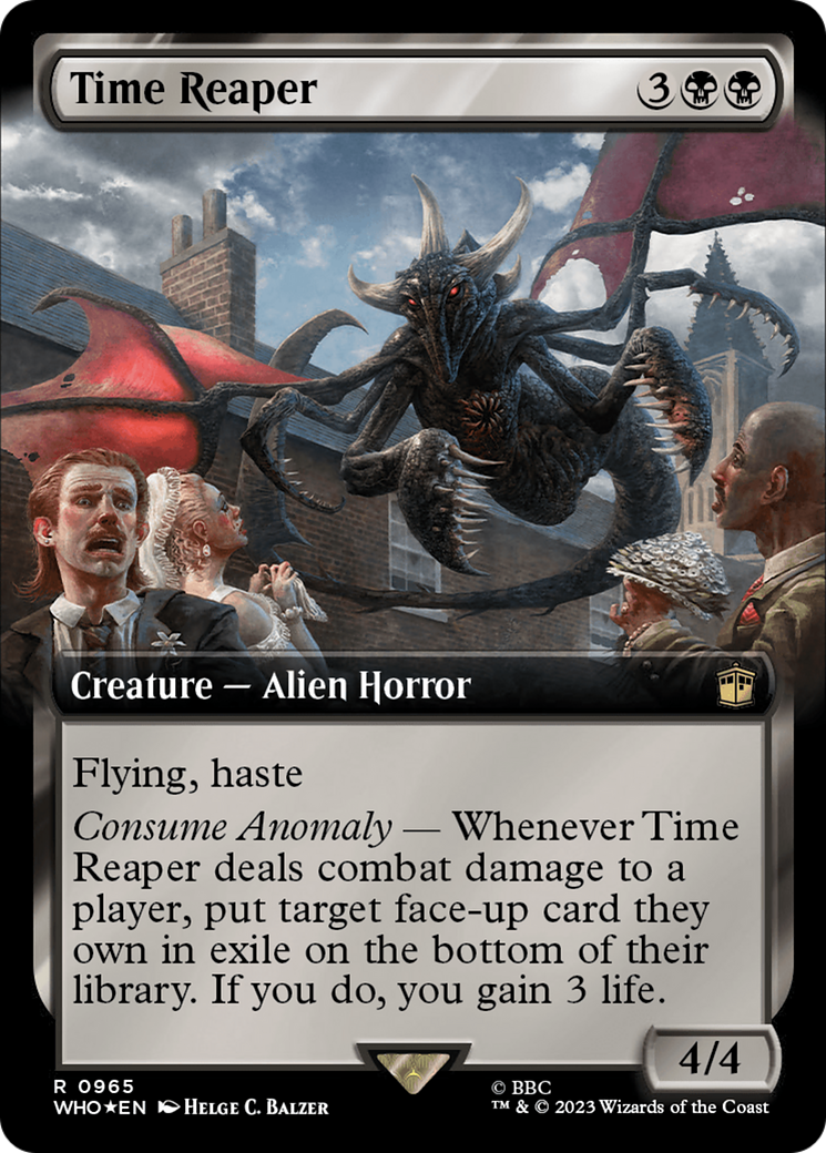 Time Reaper (Extended Art) (965) Surge Foil - Doctor Who
