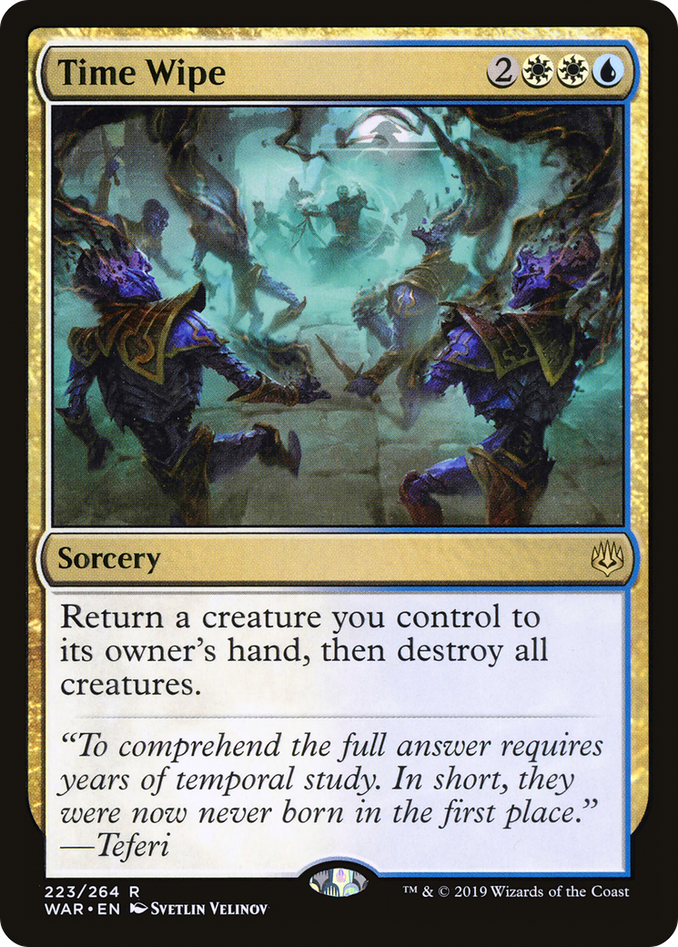 Time Wipe (223) - War of the Spark Foil