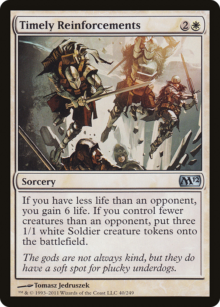 Timely Reinforcements (040) Foil - Magic 2012