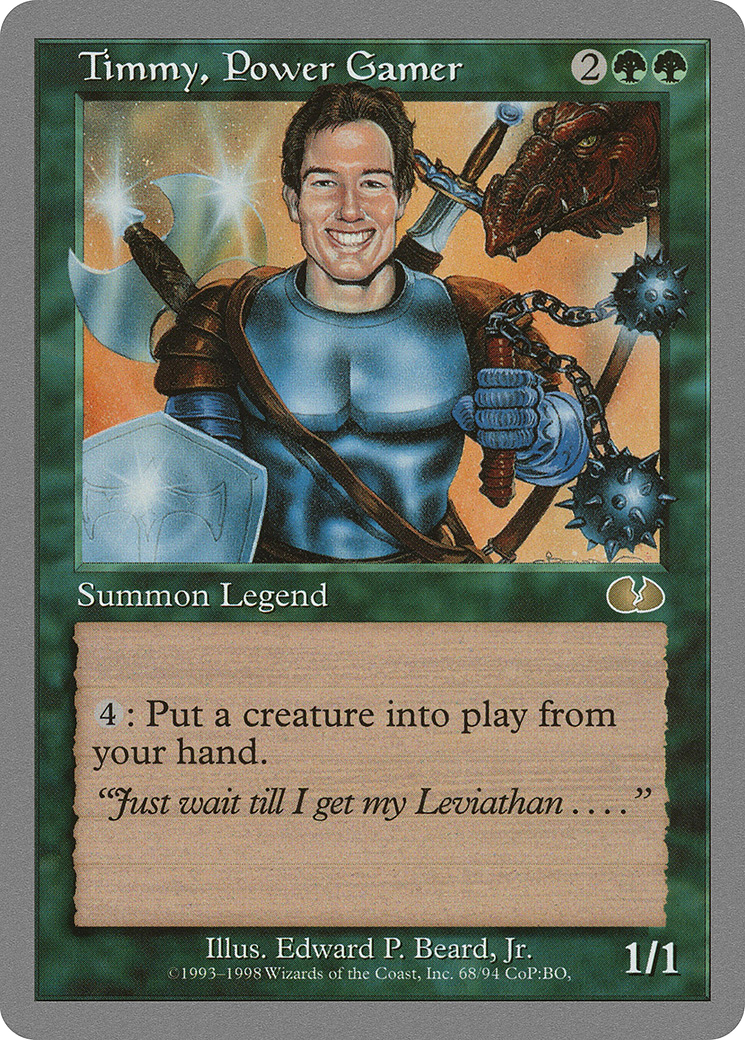 Timmy, Power Gamer (068) - Unglued