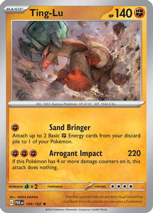 Ting-Lu (109) Reverse Holofoil - Paradox Rift