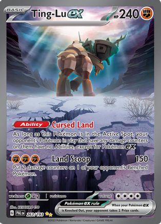 Ting-Lu ex (Alternate Full Art) (263) Holofoil - Paldea Evolved