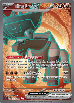 Ting-Lu ex (Full Art) (243) Holofoil - Paldea Evolved