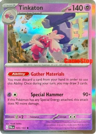 Tinkaton (Gamestop Exclusive) (105) Holofoil - Miscellaneous Cards & Products
