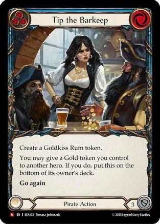 Tip the Barkeep (SEA132) Rainbow Foil - High Seas